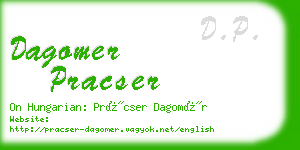 dagomer pracser business card